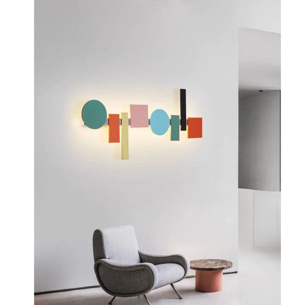 Art Deco LED -Wandleuchte