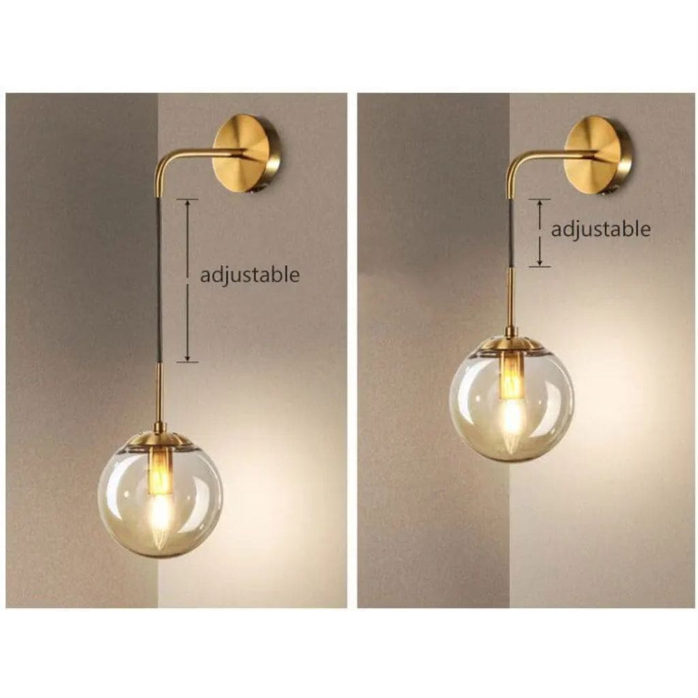 Nordic Glass Ball Led Wall Light