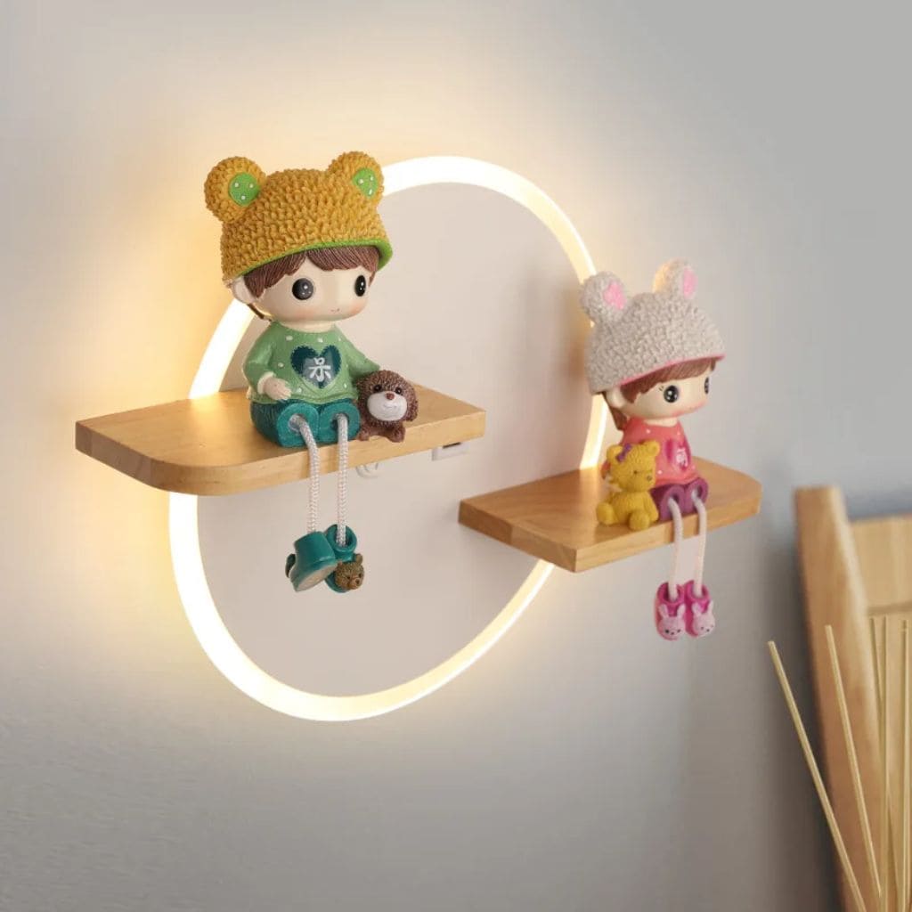 Nordische Wandlampe für Kinder