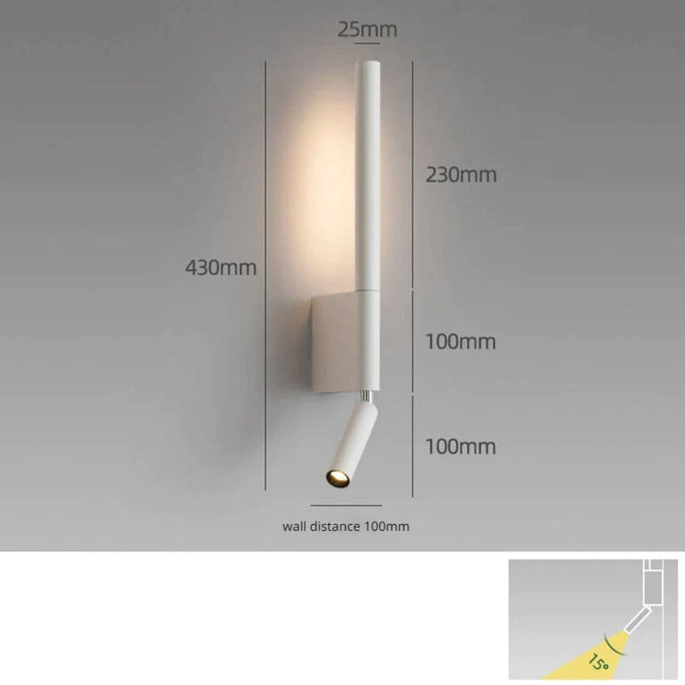 Moderne LED -Lesen Wandleuchte