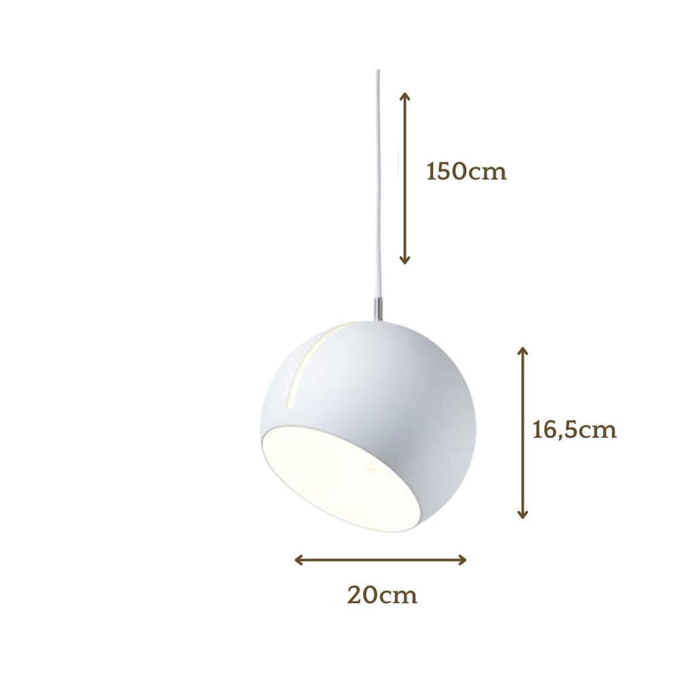 Moderne LED -Hemisphäre -Lampe