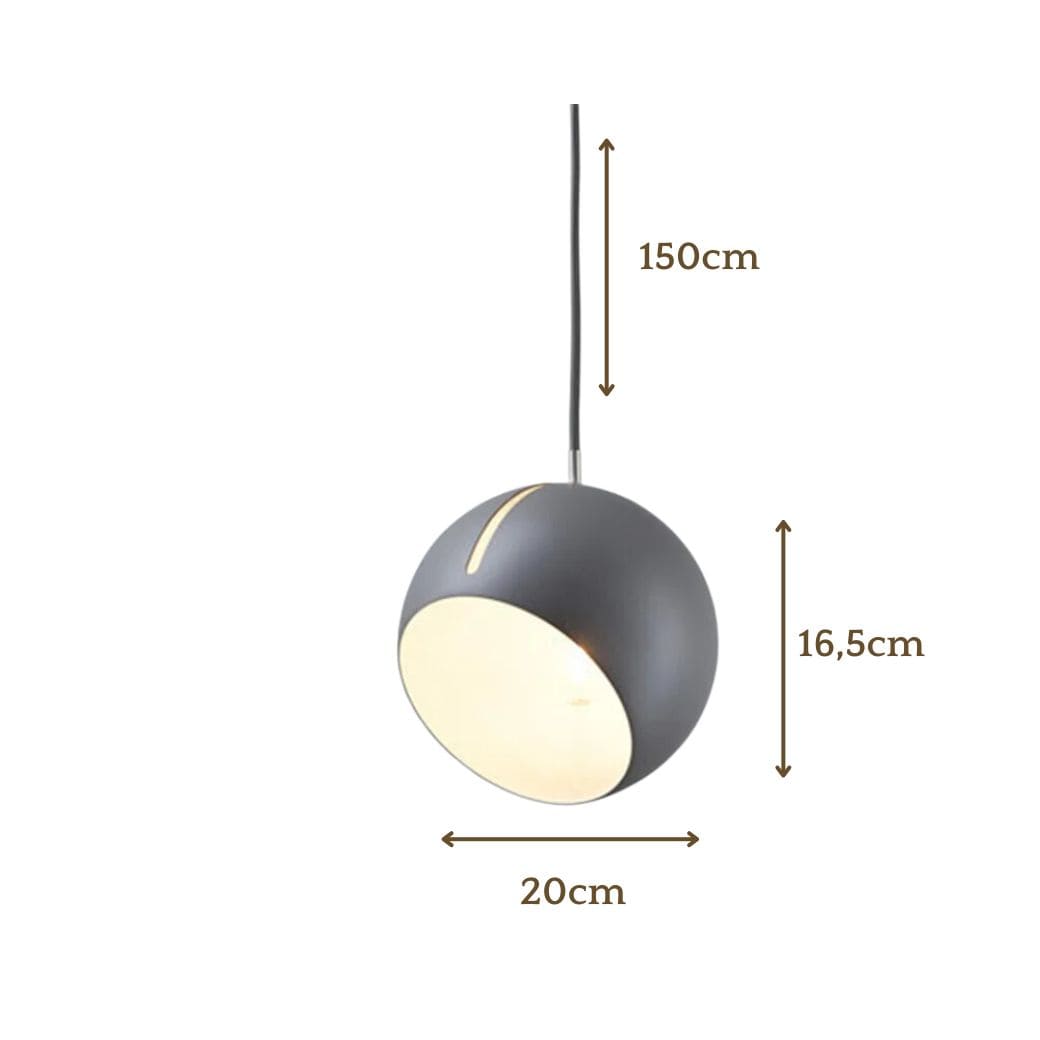 Moderne LED -Hemisphäre -Lampe