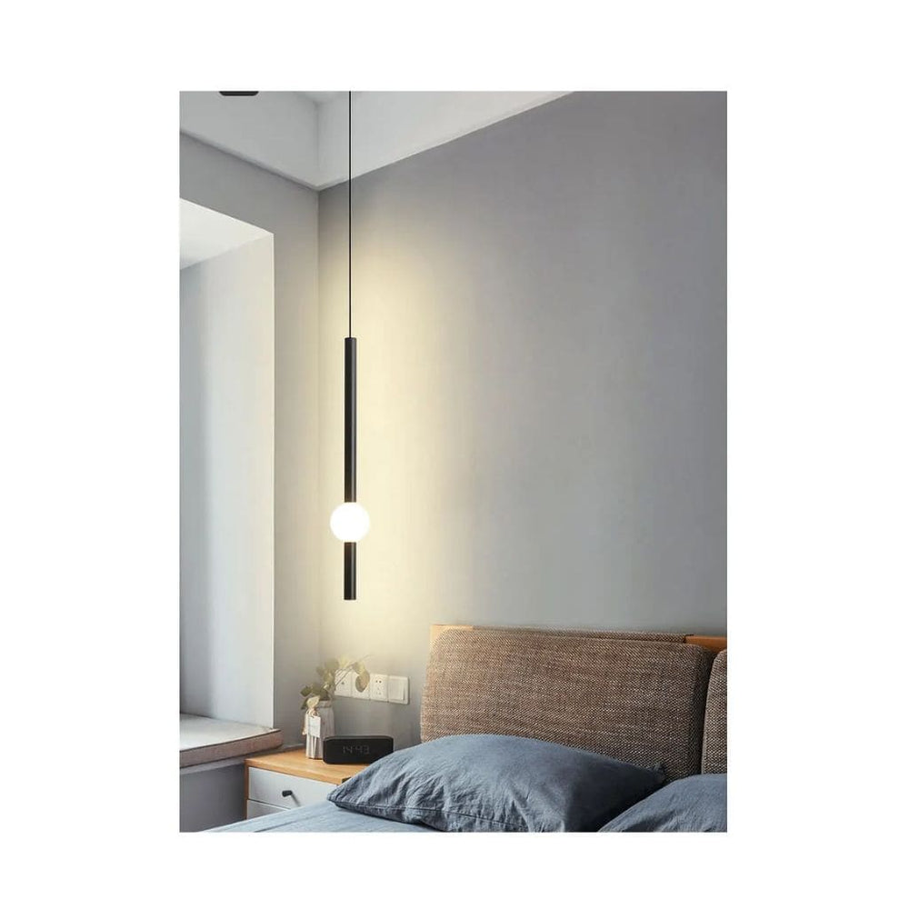 Nordische LED Black Hanging Lampe