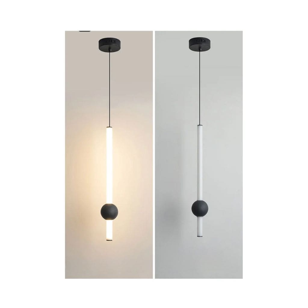 Nordische LED Black Hanging Lampe