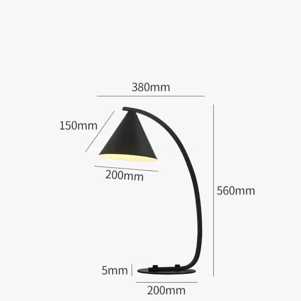 Moderne und einfache Tischlampe