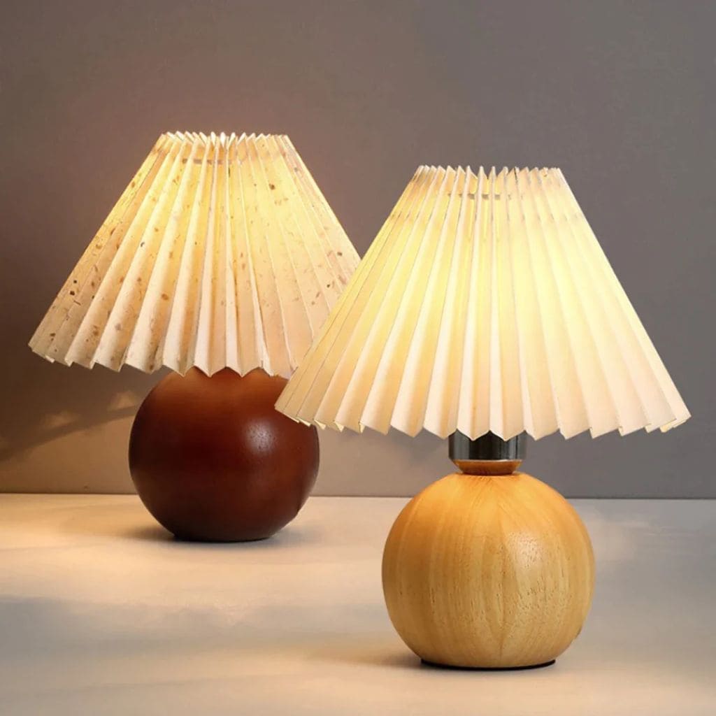 Koreanische Vintage -Tischlampe
