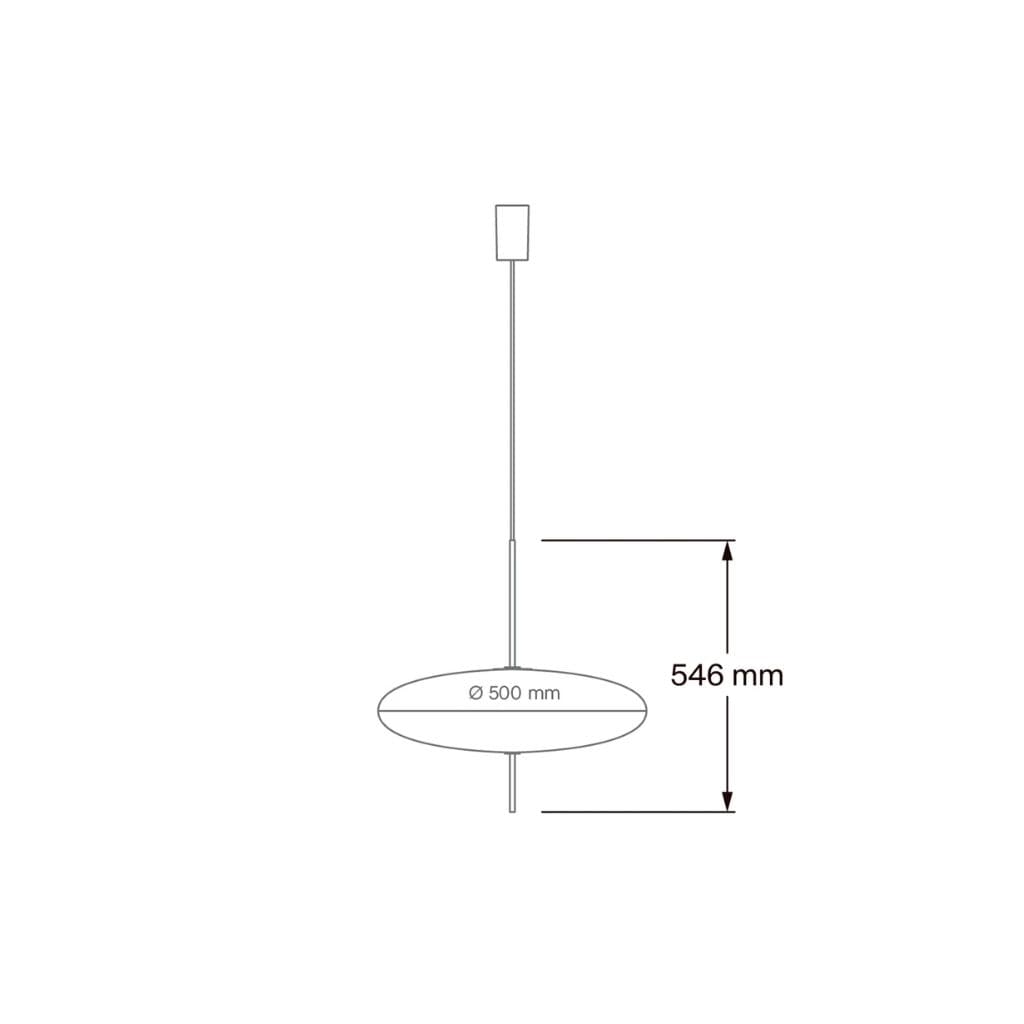 Hängende Kronleuchter UFO -LED Italienische Design