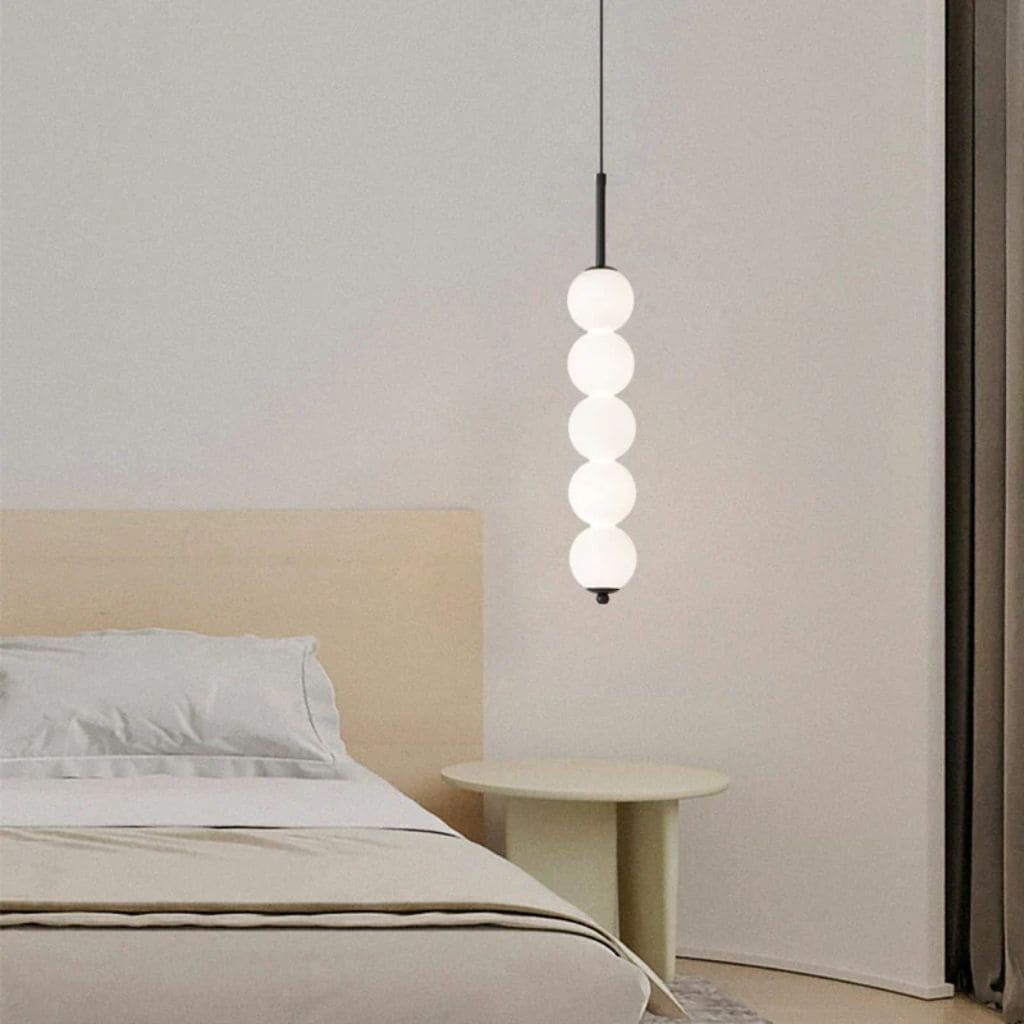 LED -Glasball -Kronleuchter