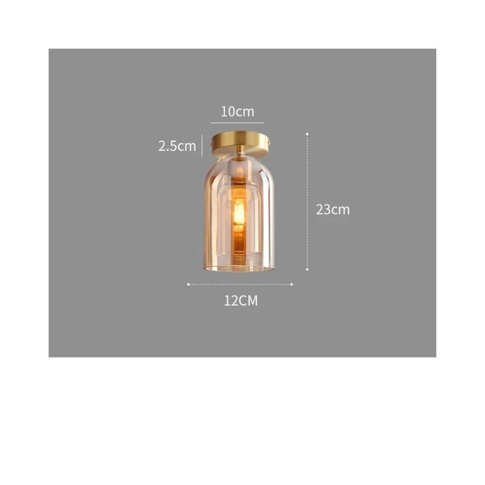 Nordischer Glaskronleuchter für LED -Decke