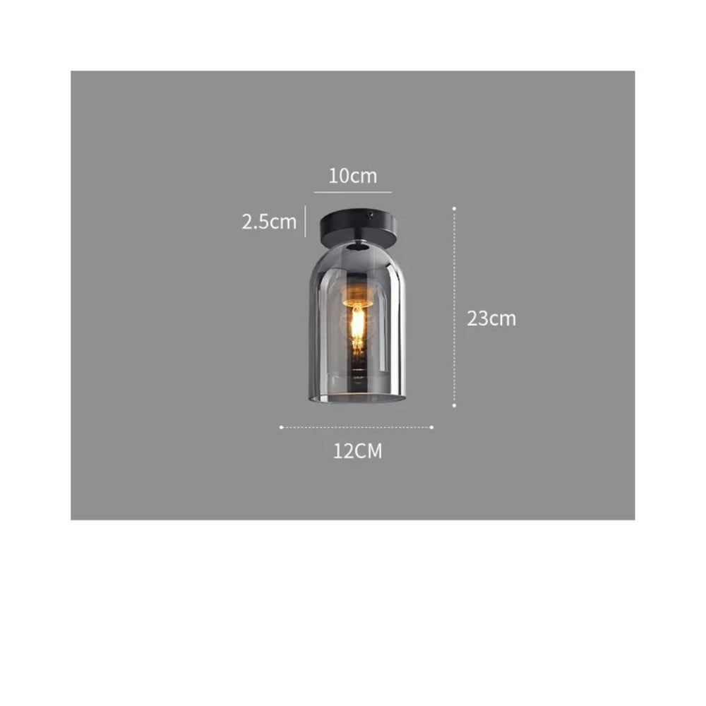 Nordischer Glaskronleuchter für LED -Decke