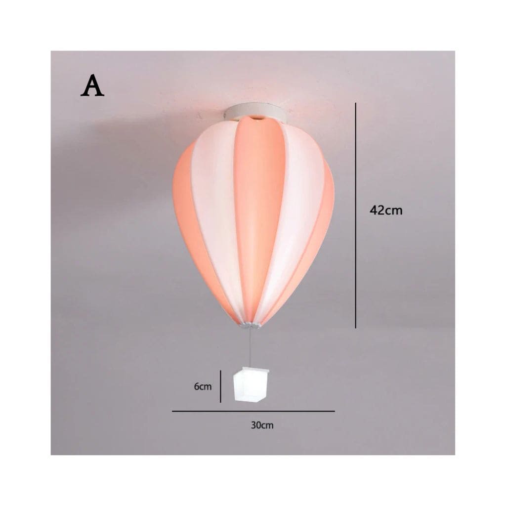 Kinderdecklampe - Buntes Heißluftballon