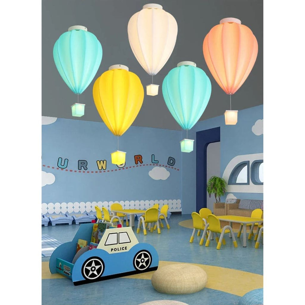 Kinderdecklampe - Buntes Heißluftballon