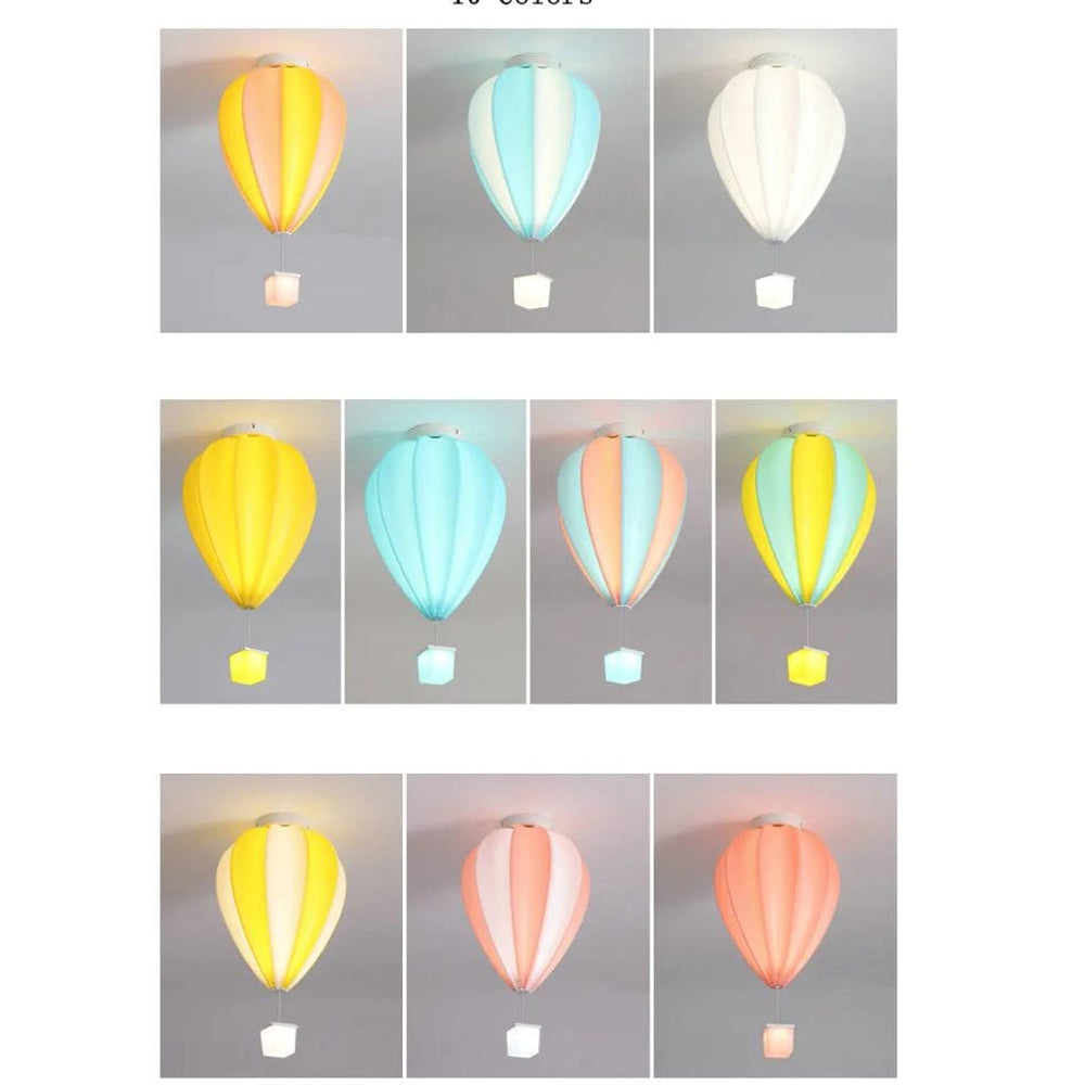 Kinderdecklampe - Buntes Heißluftballon