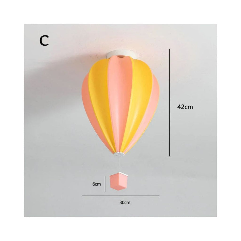 Kinderdecklampe - Buntes Heißluftballon