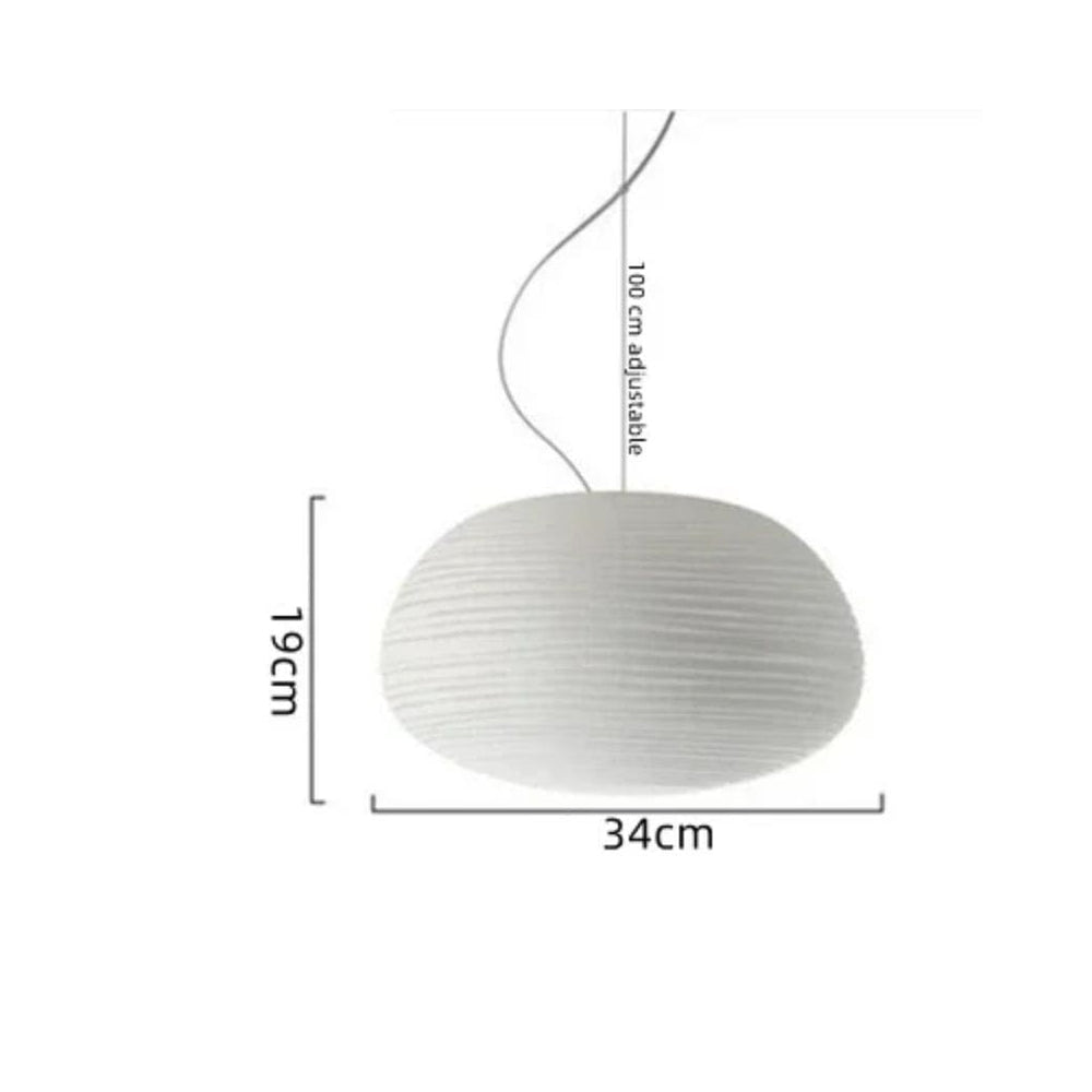 Foscarini -Suspension in milchigem weißen Glas