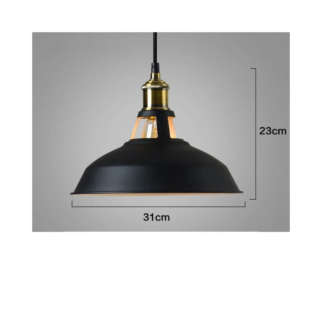 LED-Pendelleuchte im Vintage-Industriestil