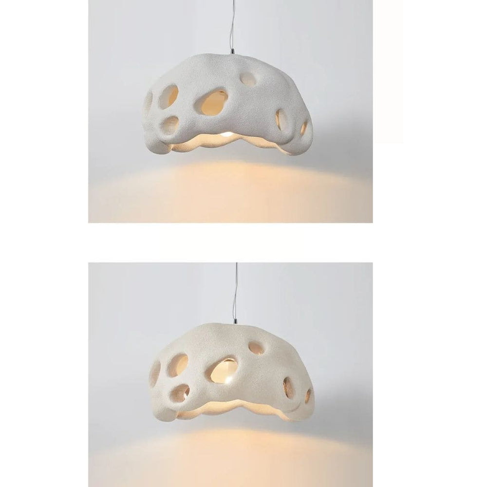 LED -Leuchte Suspension mit Retro Wabi Sabi -Stil