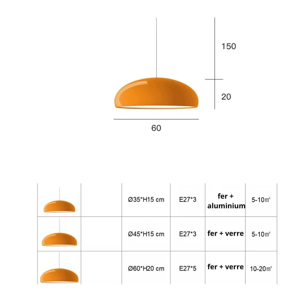 Mittelalterliche Makaroon -Beleuchtung durch Suspension