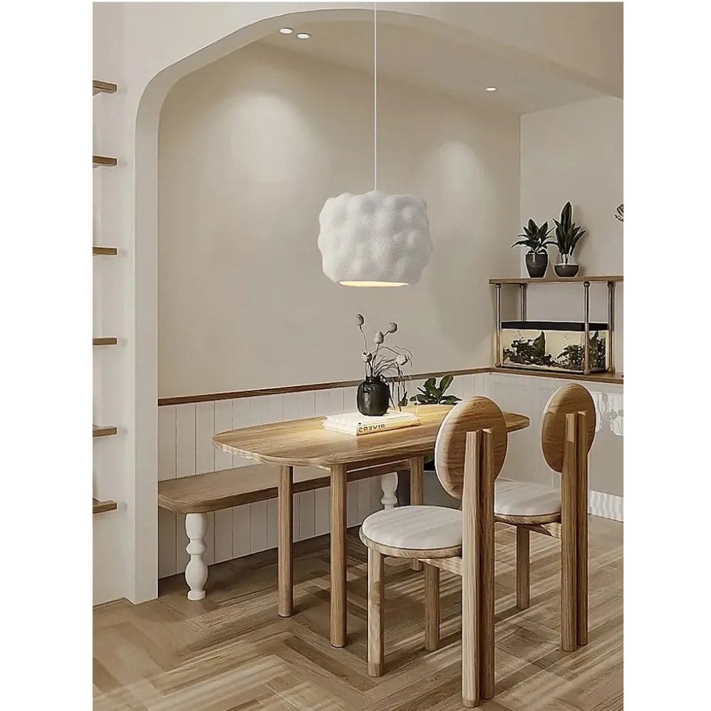 Wabi Sabi Nordic Suspension im cremigen Stil