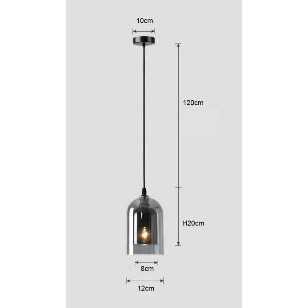 LED moderne Glasfederung