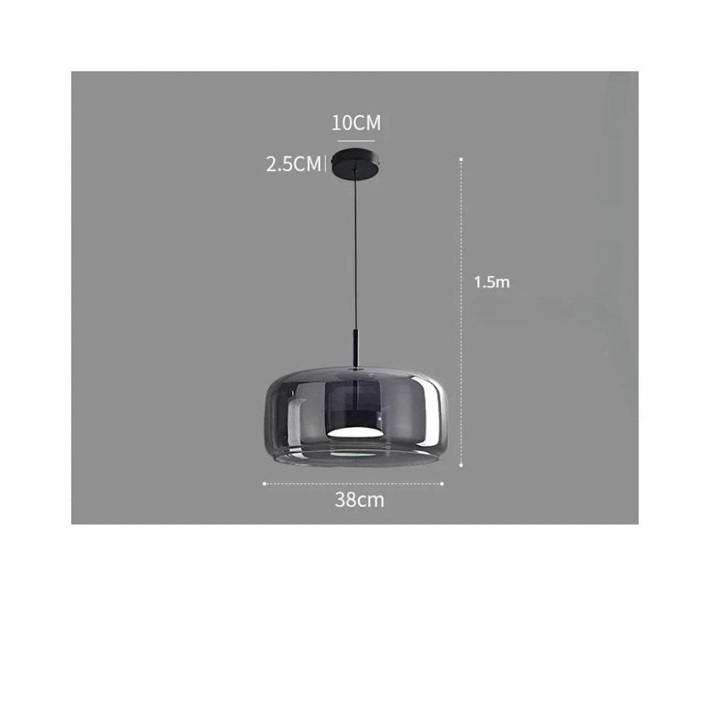 Nordische Glas -LED -Suspensionen