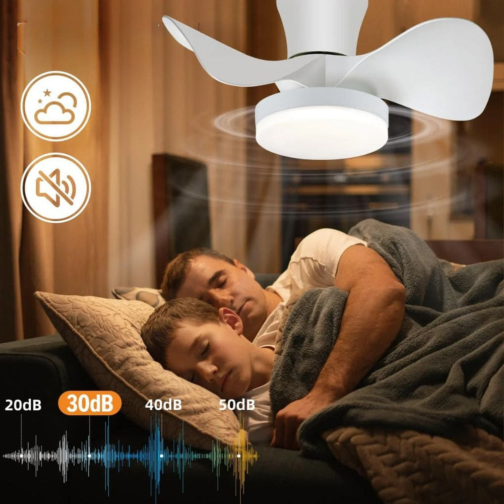 Deckenventilator mit LED -Leuchten